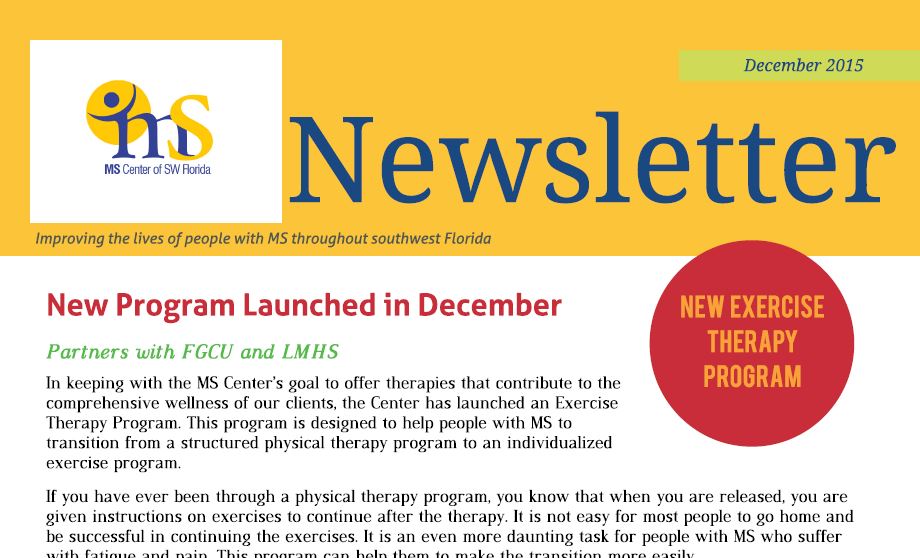 December Newsletter