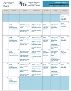 Jan 2022 Calendar