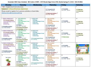 December 2022 Calendar