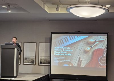 Dr. Izbicki presents on music and MS